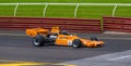 Orange Formula 5000 car