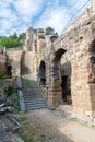 Stairs of antique Roman theatre