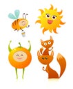 Orange friends Royalty Free Stock Photo