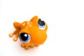 Orange frog toy Royalty Free Stock Photo