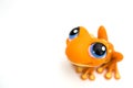 Orange frog toy Royalty Free Stock Photo