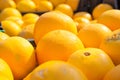 Orange fruiit background. Citrus group. Market place Royalty Free Stock Photo