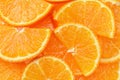 orange fruit background. orange fruit texture. sliced orange. top view. high resolution