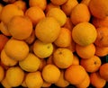 Orange fruit on display at store Royalty Free Stock Photo