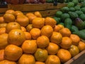Orange Fruit on The Display in Grocery Store