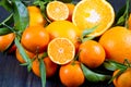 Orange fruit and fresh tangerines oranges