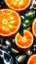 Orange fruit illustration Pulp fruit fruit food illustration