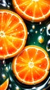 Orange fruit illustration Pulp fruit fruit food illustration