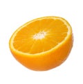 Orange fruit isolated over white