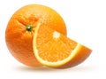 Orange fruit slice