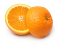 Orange fruit slice isolated Royalty Free Stock Photo