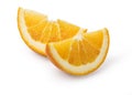 Orange fruit slice isolated Royalty Free Stock Photo