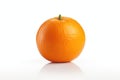 Orange fruit on white Royalty Free Stock Photo