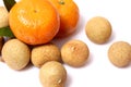 Orange Fruit Ã¯Â¼Å Longan Fruit Royalty Free Stock Photo