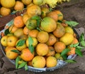 Orange fruits for sale in Hoa Binh, Vietnam Royalty Free Stock Photo