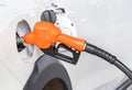 Fuel nozzle refueling gas pump for the car
