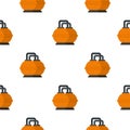 Orange fuel storage tank pattern seamless