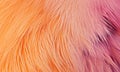 an orange fur texture close up, digital manipulation Royalty Free Stock Photo