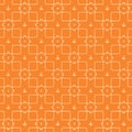 Orange Geometric Retro Seamless Pattern Royalty Free Stock Photo