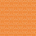 Orange geometric seamless pattern Royalty Free Stock Photo