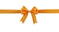 Orange gift bow