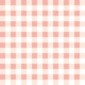 Orange gingham checkered cotton fabric Seamless vector background for apparel, shirts, tablecloths, other modern fashion fabrics