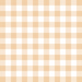 Orange Gingham seamless pattern Royalty Free Stock Photo