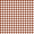 Orange Gingham seamless pattern Royalty Free Stock Photo