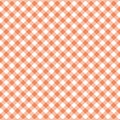 Orange Gingham seamless pattern Royalty Free Stock Photo