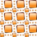 Orange glass tiles mosaic