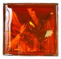 Orange glass wall texture Royalty Free Stock Photo