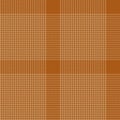Orange Glen Plaid textured Seamless Pattern