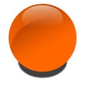 Orange globe Royalty Free Stock Photo