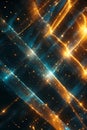 Orange Glowing Lines Network Web Design, Portrait Images Generative AI Royalty Free Stock Photo