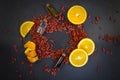 Orange, goji and essential oil spa composition