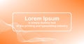 Abstract orange background with Editable text for Presentation Template Royalty Free Stock Photo