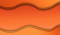 Orange gradient color paper abstract background, colourful 3D effect abstract background Royalty Free Stock Photo