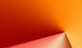 Orange gradient color paper abstract background, colourful 3D effect abstract background Royalty Free Stock Photo
