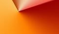 Orange gradient color paper abstract background, colourful 3D effect abstract background Royalty Free Stock Photo