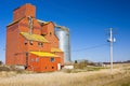 Orange Grain Elevator