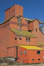 Orange Grain Elevator