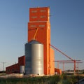 Orange Grain Elevator