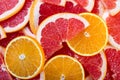 Orange and grapefruit background