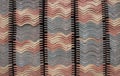 Orange gray roof tile background Royalty Free Stock Photo