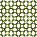 Orange green geometric seamless pattern. Hand draw