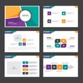 Orange green purple Abstract presentation template Infographic elements flat design set for brochure flyer leaflet marketing Royalty Free Stock Photo