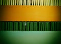 Orange & green vintage film slides background Royalty Free Stock Photo