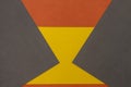 Orange, Grey and Yellow coloured paper background