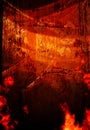 Orange Grunge Background Royalty Free Stock Photo