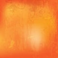 Orange grunge background with splats